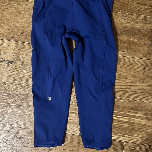 Lululemon Summer Premium Running Athletic Leggings Royal Blue Size 2 NWOT - Picture 7 of 9